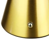 Tischlampe mit eingebautem Akku | Nachtlicht mit drei Leuchtfarben | Stimmungslampe für Hotel, Restaurant | HJA24-GOLD