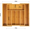Ausklappbarer Bambusbesteck-Organizer | RSD-768