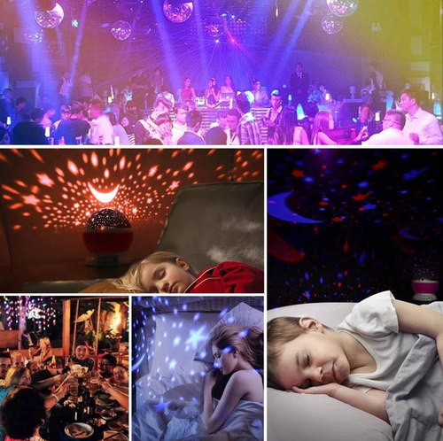 LED-Sternenhimmel Projektor mit Rotation | Nachtlicht | NL-01