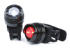 LED Fahrradlicht Set | Radlicht Set bestehend aus Vorderlicht & Rücklicht | 3 Leuchtmodi, CR2032-Batterien