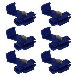 Schnellverbinder | 6 Stück, 1,5–2,5 mm² | blau