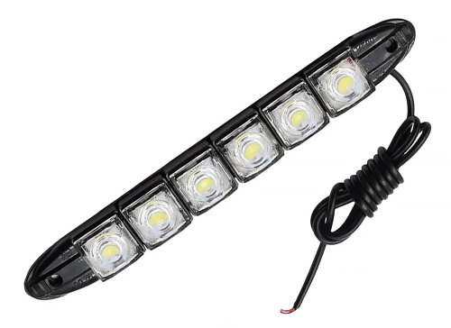 LED-Tagfahrlicht | Flexibles DRL-Band mit 12 LEDs | DRL-006-1
