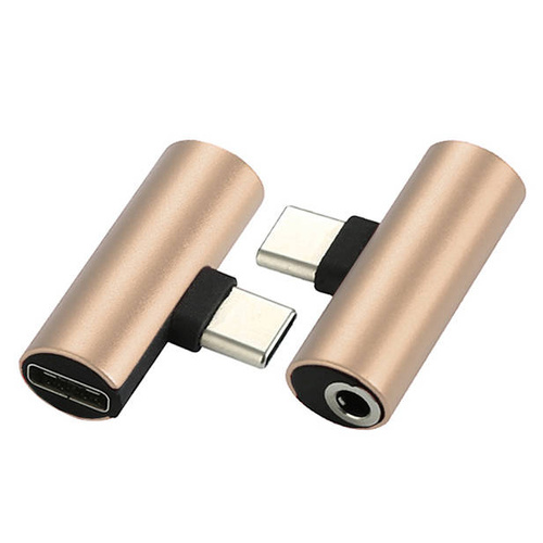 Adapter Type-C - Type-C + Jack | Audio-Adapter für Telefon | UA-006