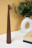 Tischlampe 43cm | Kabellose Nachtlampe mit eingebautem Akku | Lampe mit Touch-Steuerung | HMS-455-BROWN