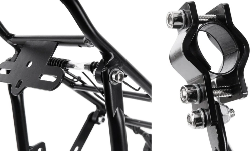Universal-Hinterradgepäckträger mit Federklappe | Aluminium verstellbarer Gepäckträger bis 27 kg | BIK-ZJ667