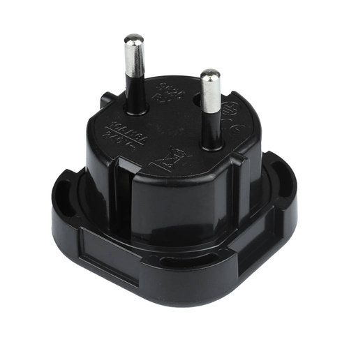 Netzadapter UK auf EU/PL | schwarz | AD-EU96