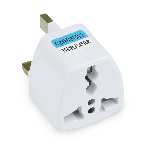 Universalnetzadapter, Reisesteckeradapter mit EU/USA/CN-Steckdosen zu UK-Steckdosen | AD-UK03