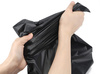 50 Stück | 50 Stück | Robuster Polybeutel 4XL | 450x550 | schwarzer, verstärkter Folienumschlag 