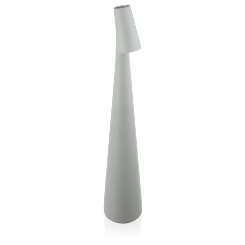 Tischlampe 33,5 cm | Kabellose Nachttischlampe mit eingebautem Akku | Lampe mit Touch-Steuerung | HMS-355-GREY
