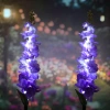 Solarblume | Solar-LED-Gartenlaterne Rittersporn | 72 cm, 600 mAh | FLD-33-PURPLE