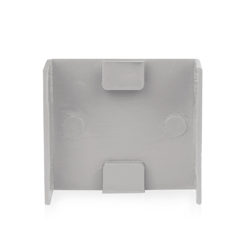 Gerader Verbinder für Abdeckleiste 40x20mm | grau | CDT-02