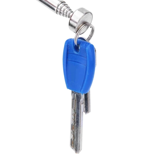 Teleskopischer Magnetgreifer | Verstellbarer Greifer mit Clip | Griff mit Magnet | XLB-8lb-Orange