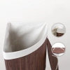Wäschekorb | 60 l | bambus, holz, einteilig, eckig | AYL-60L-DABR