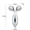 Gesichtsmassagegerät | Rotierender Gesichts- und Körperroller | AL-306B-SILVER