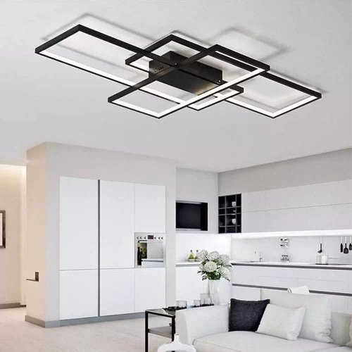 Moderne Deckenleuchte | LED-Deckenleuchte | Schwarz | XL-016-82W-B