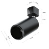 Modern Schienensystem Komplettset | Schienenbeleuchtung | 1,5m Schienenprofil + 4x flammige GU10 Spot Strahler | Deckenlampe