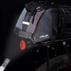 Fahrradtasche 3-in-1 für Gepäckträger | 8 l | wasserdichte Tasche mit Reflektoren | geräumige Hinterradtasche für Gepäckträger | FGTB-02
