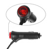 RGB-LED Innenbeleuchtung Auto | Ambientebeleuchtung Auto Atmosphäre Licht mit APP | Wasserdicht | Strip mit Zigarettenanzünder | 4x LED-Streifen 12 LEDs 5050 22cm | IR-Fernbedienung | Musikmodi