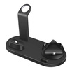 Ladestation für Apple iPhone, AirPods, Watch | kabelloses Ladegerät 15 W | 3 Anschlüsse – USB-C / Lightning / Micro USB | WD-03