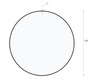 LED-Hängeleuchte 120W | rund | Vollaluminium | flimmerfrei | Φ120x6 | LPL-005