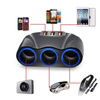 Zigarettenanzünder-Steckdose-Splitter 120W | 3 USB-Anschlüsse 3.1A | C08