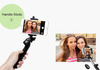 Selfie-Stick mit Bluetooth-Fernauslöser | Monopod Stativ | Kamerastativ | PSI-S003