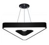 LED-Pendelleuchte | 36 W | dreieckig | Aluminium | CCD flimmerfrei | Ø 60x6 cm | LPL-006