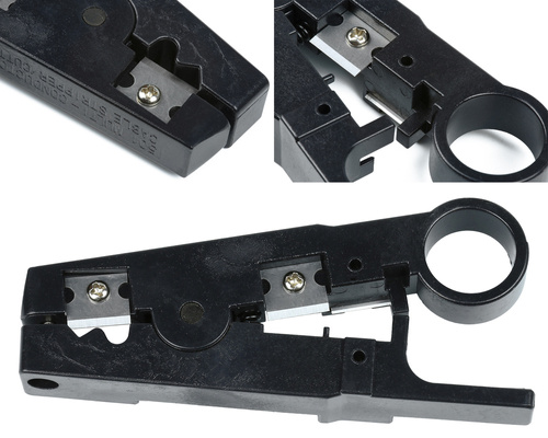 Netzwerkwerkzeug-Set | LAN-Tester, Crimpzange, Abisolierzange, LSA-Anlegewerkzeug | RJ-45, RJ-11 | AR-811