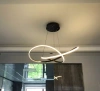 Moderne Pendelleuchte | LED | Schwarz | RLA-48W-B