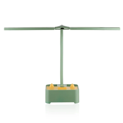 Schreibtischlampe für Kinder | LED-Schreibtischlampe mit Organizer und Handyhalterung | Schreibtischlampe mit Farbwechselmöglichkeit | TDL-126-GRÜN