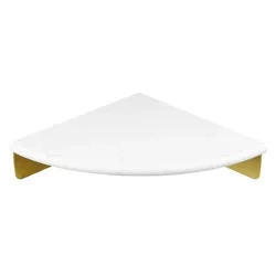 Eckregal Badezimmer | Marmor Kosmetikregal | TBD-211-WEISS
