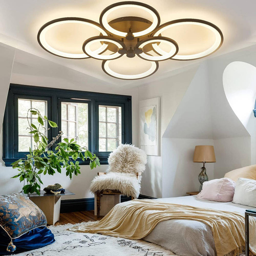 LED-Pendelleuchte, mehrteilig, modern | 72 W | schwarz | RLG-C72W-B