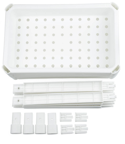 Mobiler Badezimmerschrank | 3 Regale | SR2307