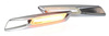 LED-Seitenblinker | klare Linse, Chromgehäuse | statisch | BMW E90 E91 E92 E93, E60 E61, F10, E81 E82 E87 E88 | PLCBD003B