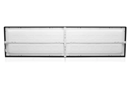 LED-Deckenpanel | Aufputz-Plafond 120x30cm | 60W, 6000lm | Schwarz