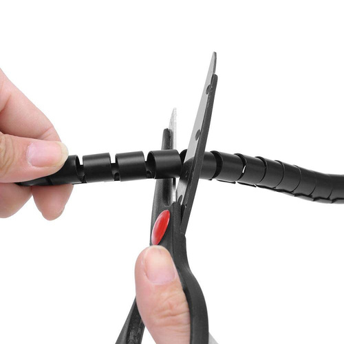 Kabelkanal, Kabel- und Leitungsorganizer | 2,6 m | schwarz | CRG-002-2.6M