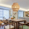 Handgefertigte Hängelampe aus Bambus | BOHO | Chinesischer Kronleuchter