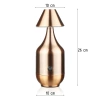 Kupferfarbene LED-Tischleuchte mit eingebautem Akku | Berührungsempfindliche Nachtlampe mit einstellbarer Leistung und Farbe | Moderne Lampe für Restaurants, Hotels und Wohnzimmer | YG-D030-KUPFER