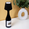 Tischlampe zum Aufstecken auf eine Flasche | HJA47-SCHWARZ | LED-Tischlampe mit eingebautem Akku