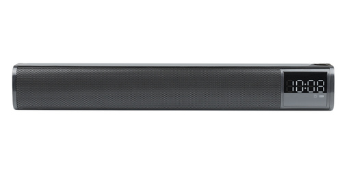 Kabelloser Bluetooth-Computer-Soundbar | Uhr, Wecker, AUX, TF | 2200mAh, 10W, 20Hz-20kHz | S8