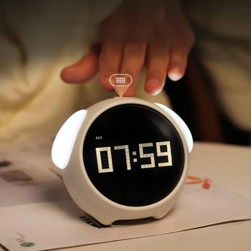 Wecker mit LED-Lampe | Interaktive Uhr | SG-8-W