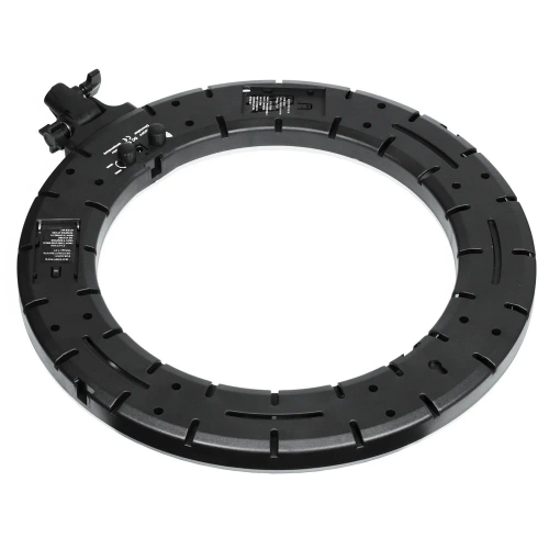 Ringlicht 45 cm mit Stativ 210 cm | Beleuchtungsset für Make-up oder Streaming | RL-480 2in1