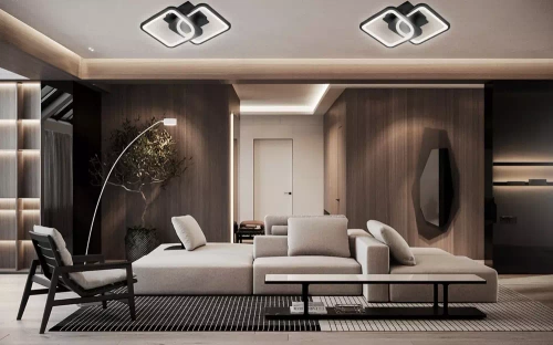 Moderne Deckenleuchte mit variabler Lichtfarbe | Modernes Design | RLS-N32W-B