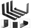 Regalträger-Set 4 Stück | Regalwinkel 30 cm | JZ-U286-SCHWARZ