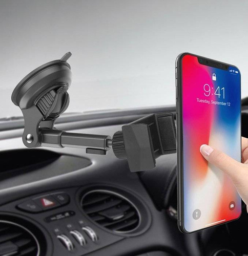 Auto Handyhalterung mit klemmbarer Teleskoparm für die Windschutzscheibe | PSI-C054