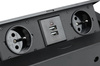 Doppelsteckdose mit Erdung + 2x USB versenkbar in der Arbeitsplatte | JX-S267K