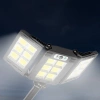 Garten Solar-LED-Lampe mit Bewegungs- und Dämmerungssensor IP65 | 3 verstellbare Panels | 360 LED-COB-Lampen | IR-Fernbedienung | LD-W786