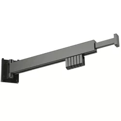 Kleiderständer klappbar | Wandmontage, ausziehbar, mit Haken | grau | LYJ-S30-GREY