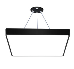 LED-Pendelleuchte | 56x56x6 cm | 50 W | quadratisch geschlossen | Aluminium | CCD flimmerfrei | LPL-009