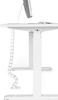 Kabel- und Drahtabdeckung 1,3m | Vertikaler Kabelkanal | Weiß | QN-1501
